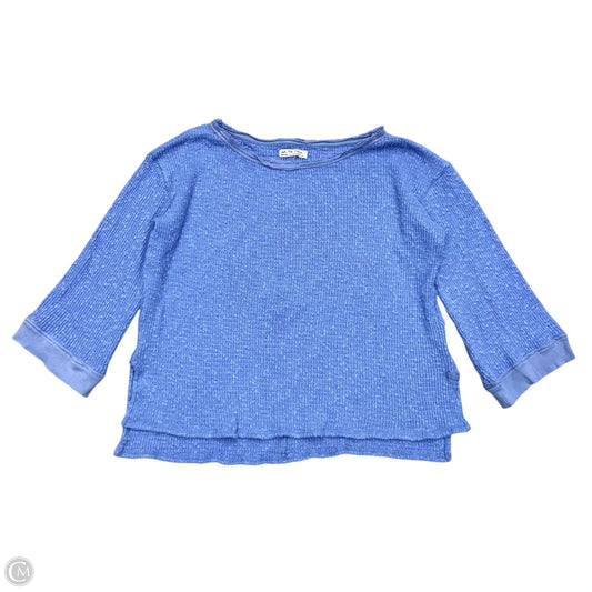 Top Long Sleeve By We The Free In Blue, Size: Xs