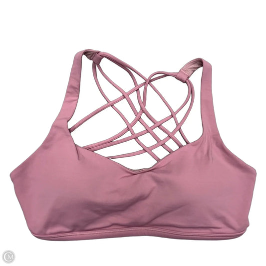 Athletic Bra By Lululemon In Pink, Size: M