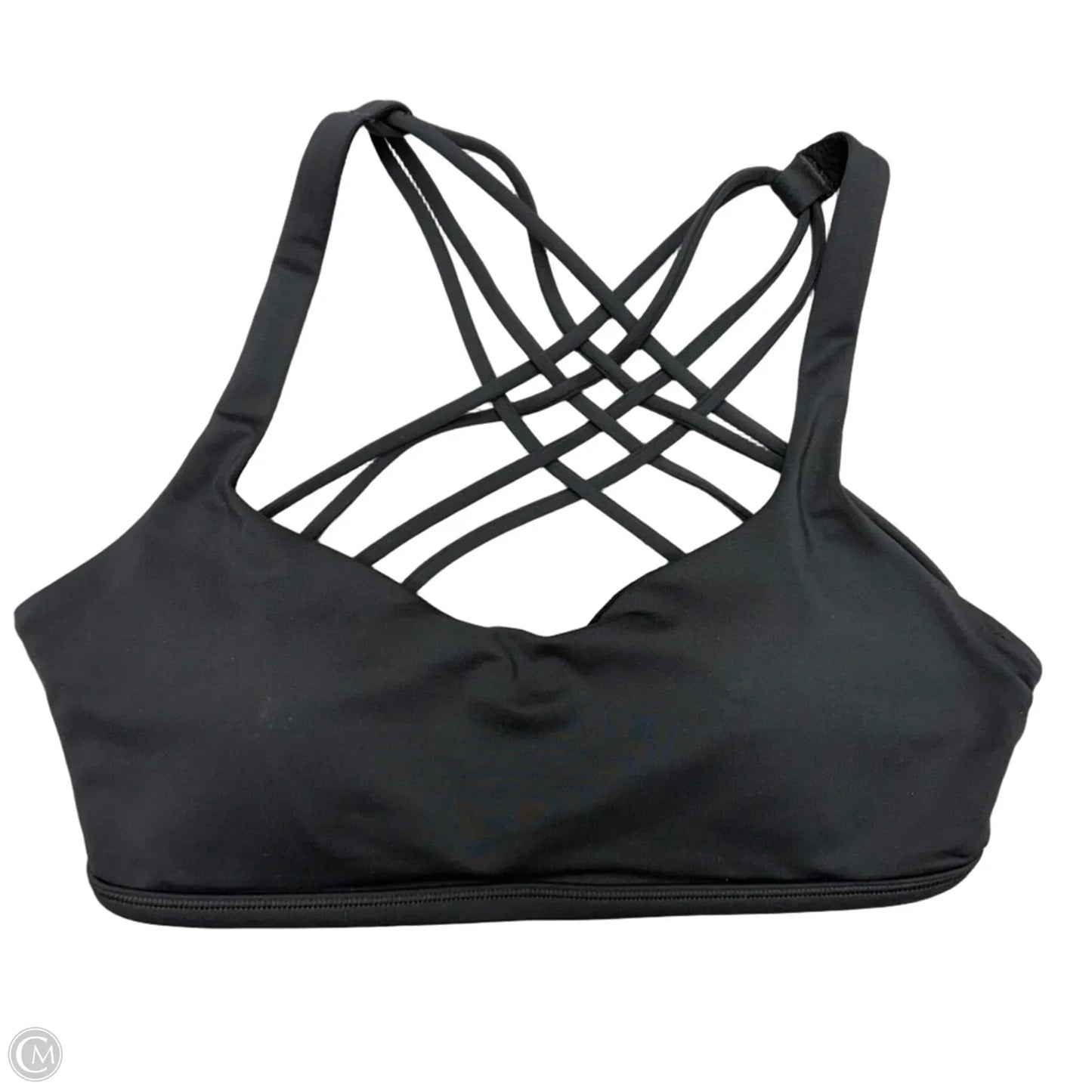 Athletic Bra By Lululemon In Grey, Size: M