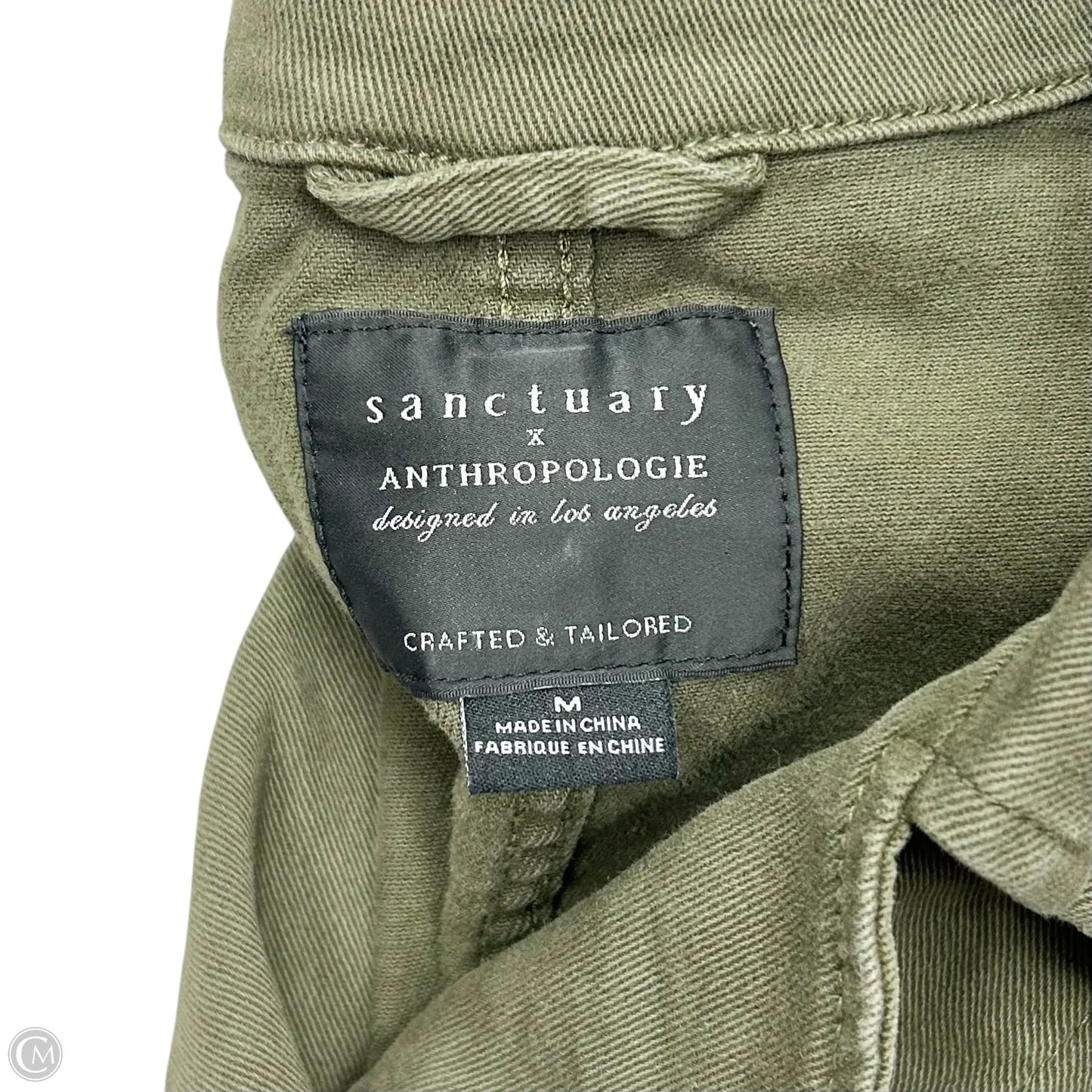 Jacket Denim By Sanctuary In Green Denim, Size: M