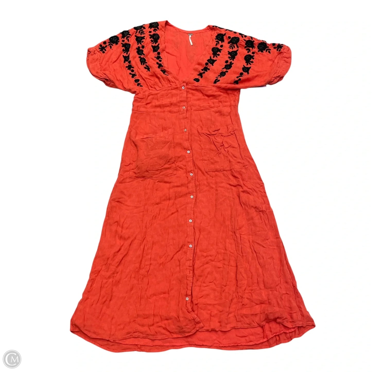 Dress Casual Maxi By Free People In Red, Size: M