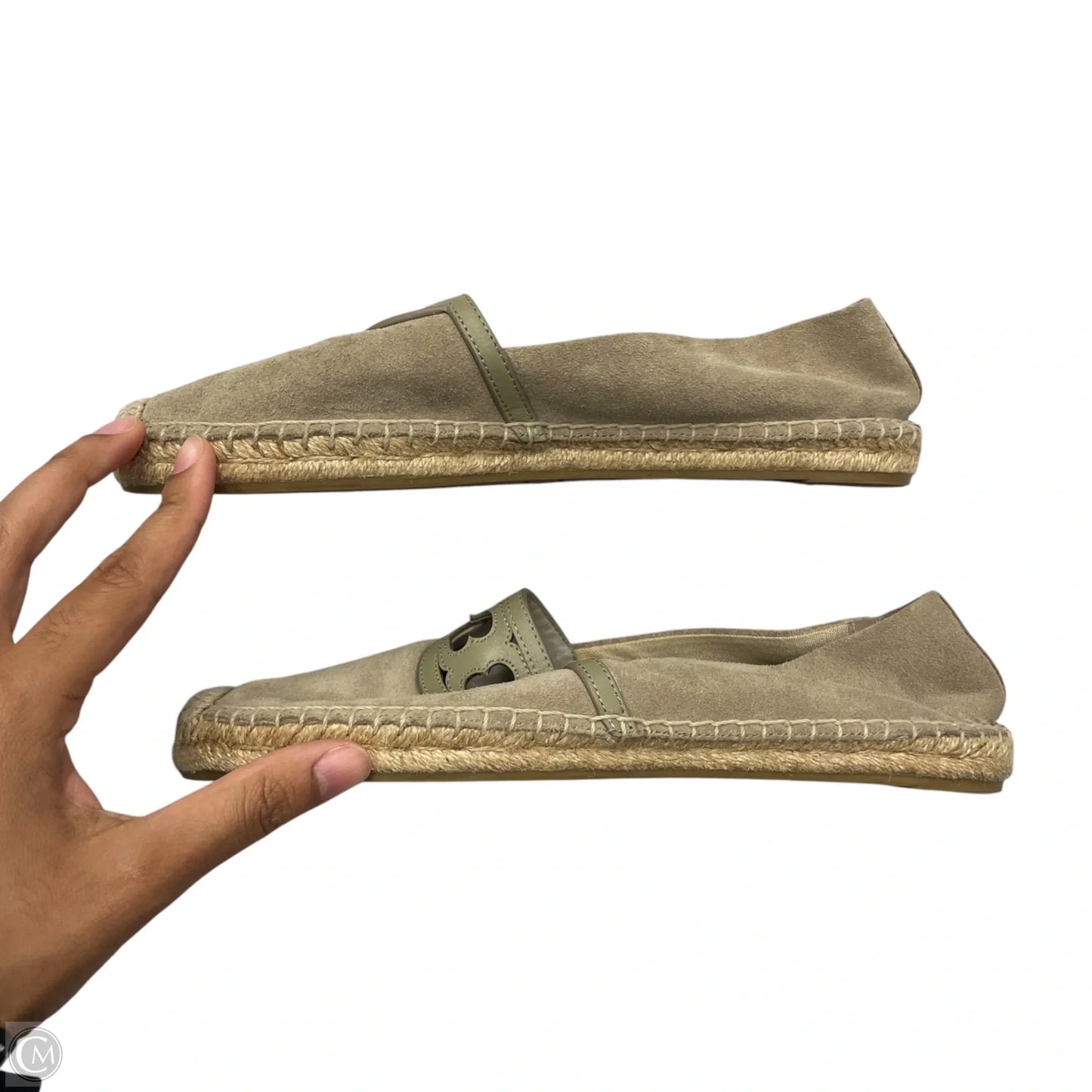 Shoes Designer By Tory Burch In Taupe, Size: 9