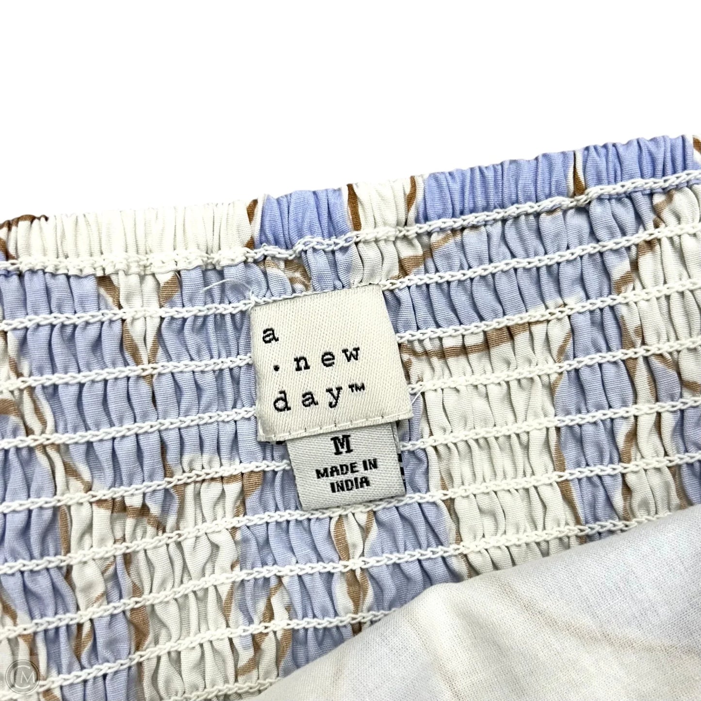 Dress Casual Maxi By A New Day In Blue & White, Size: M