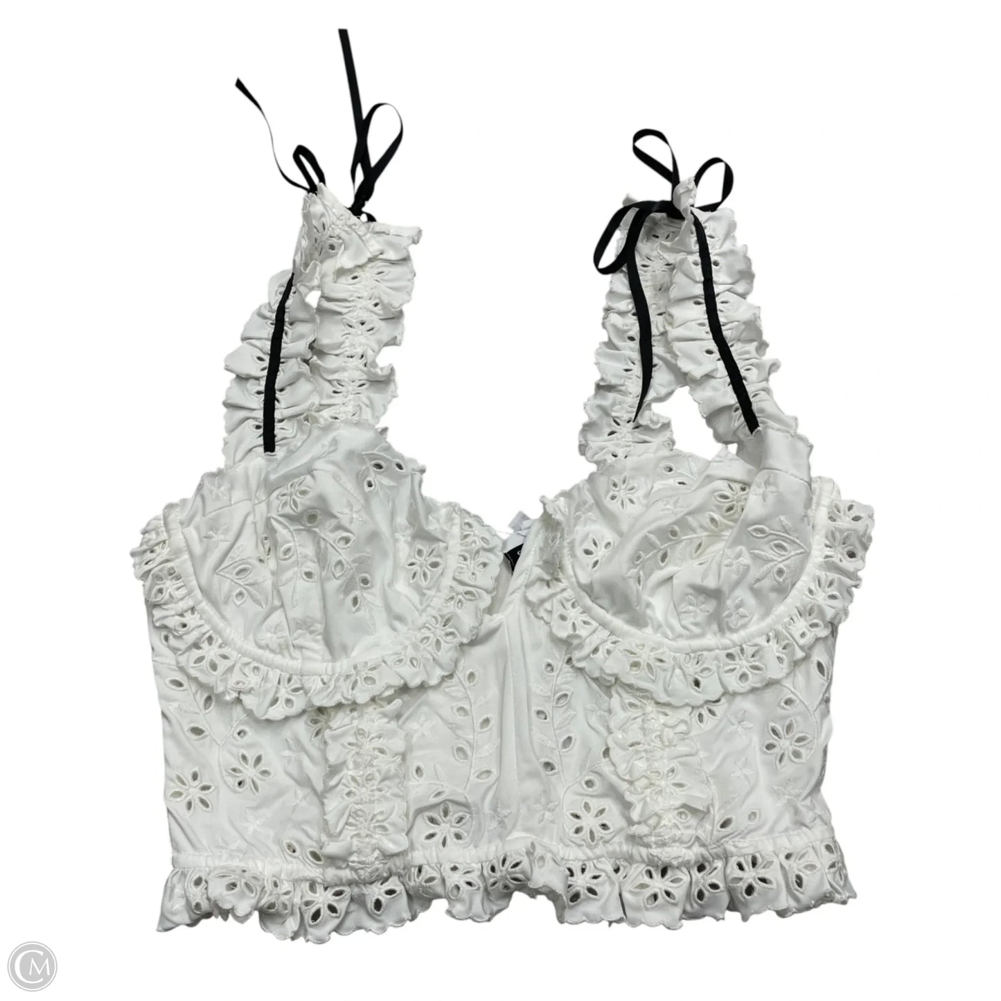 Top Sleeveless By Sky To Moon In White, Size: M