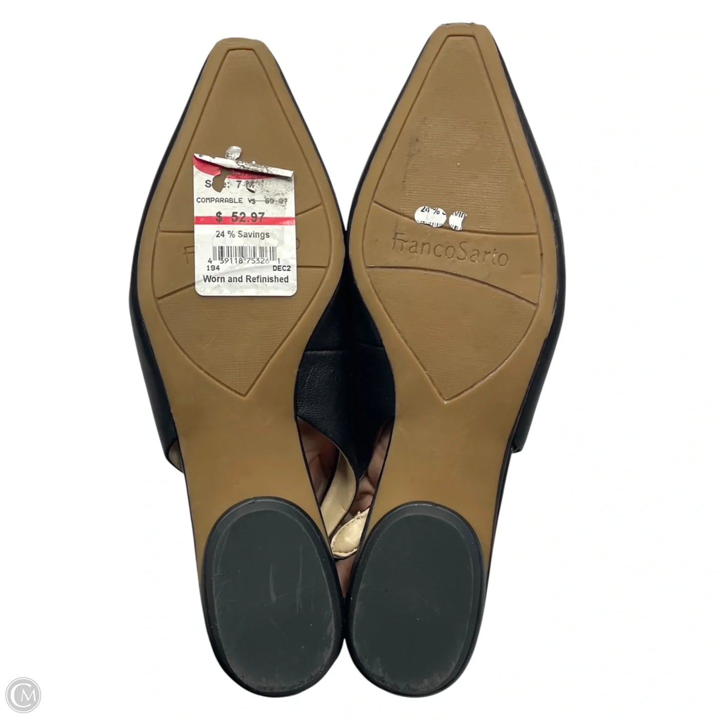 Shoes Flats By Franco Sarto In Black, Size: 7
