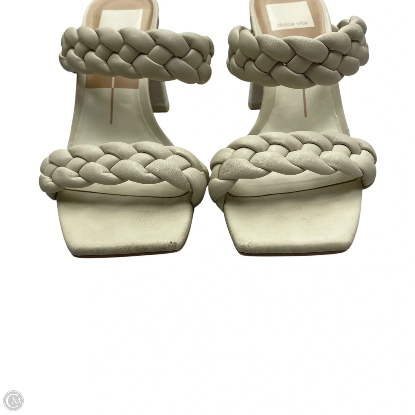 Sandals Heels Block By Dolce Vita In Cream, Size: 7