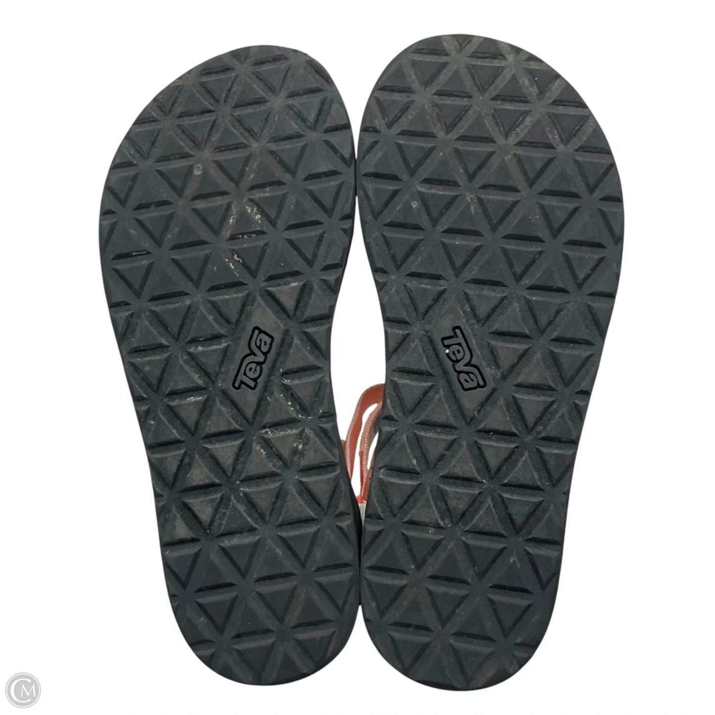 Sandals Flats By Teva In Black & Pink, Size: 7