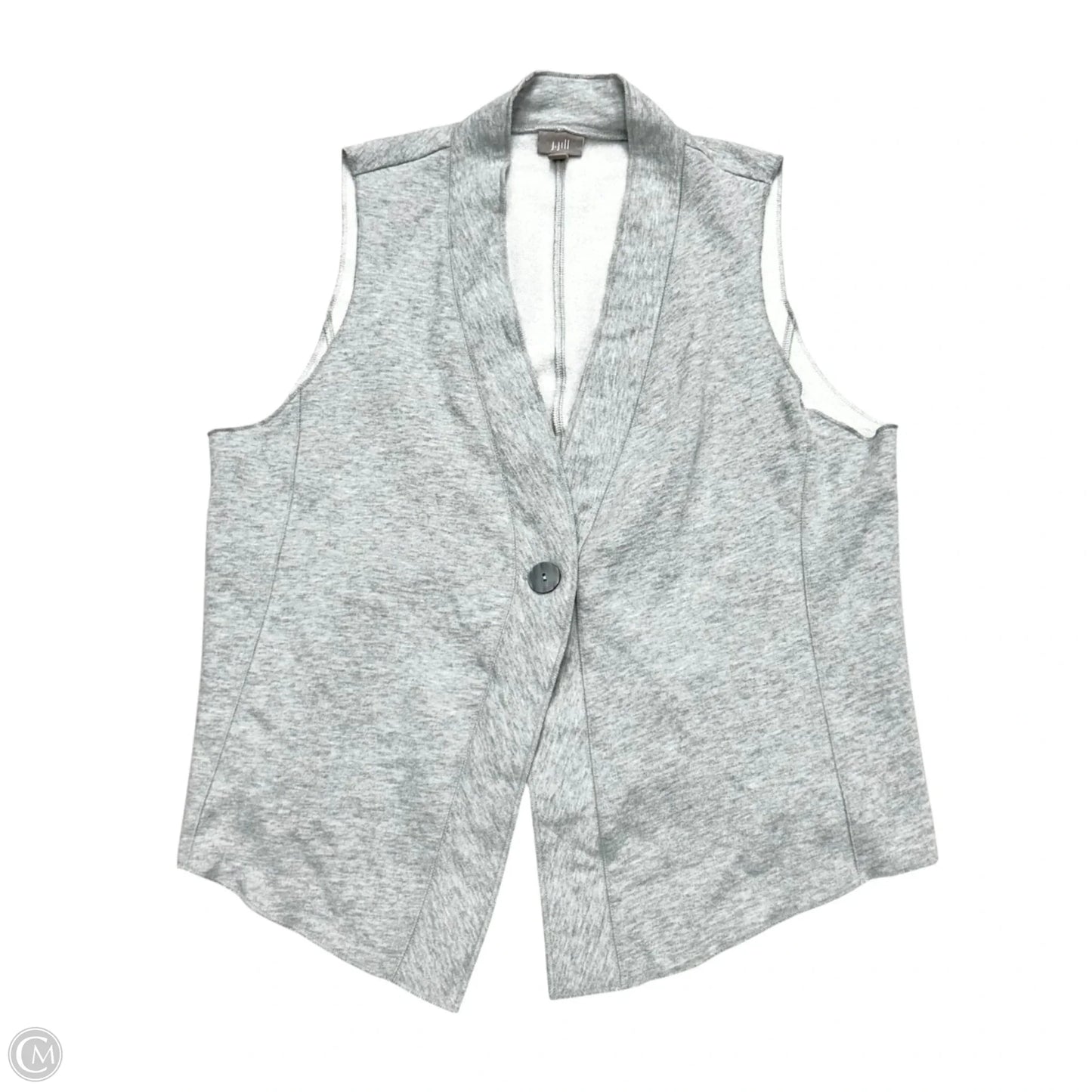 Vest Fleece By J. Jill In Grey, Size: 2x