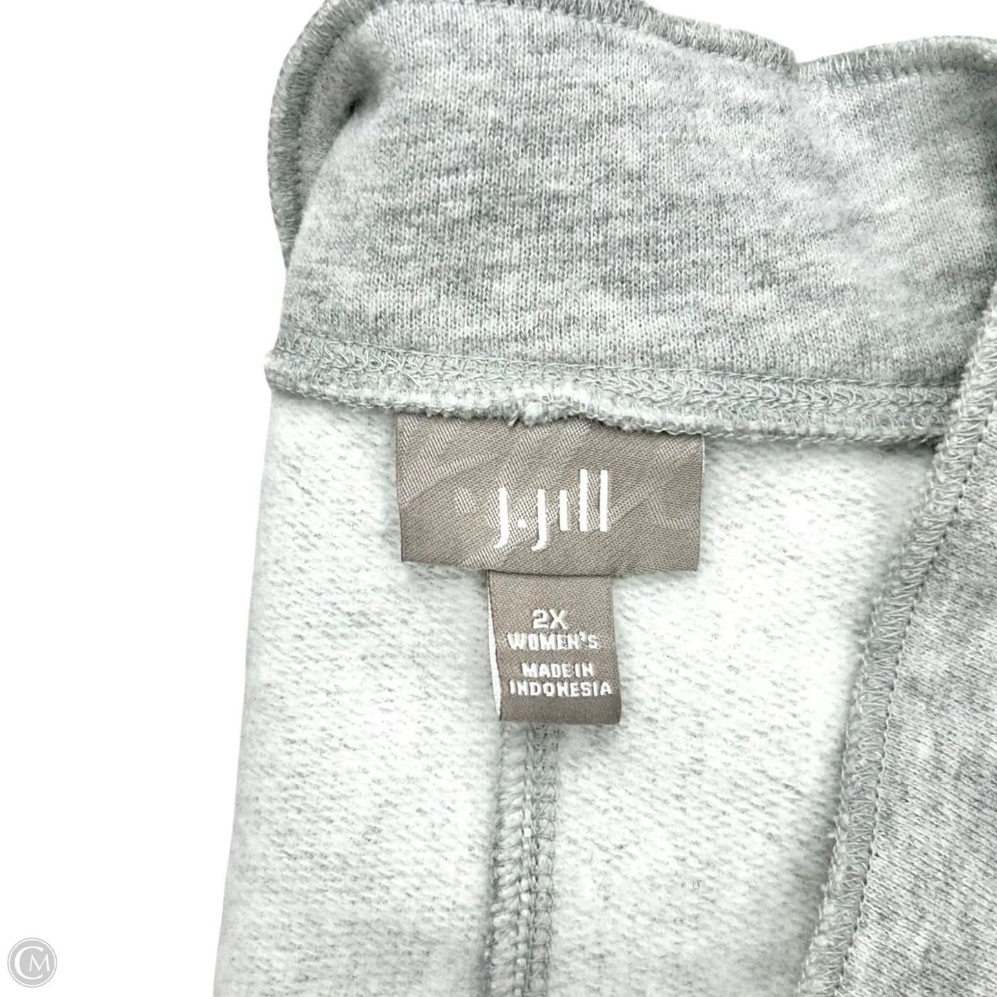 Vest Fleece By J. Jill In Grey, Size: 2x