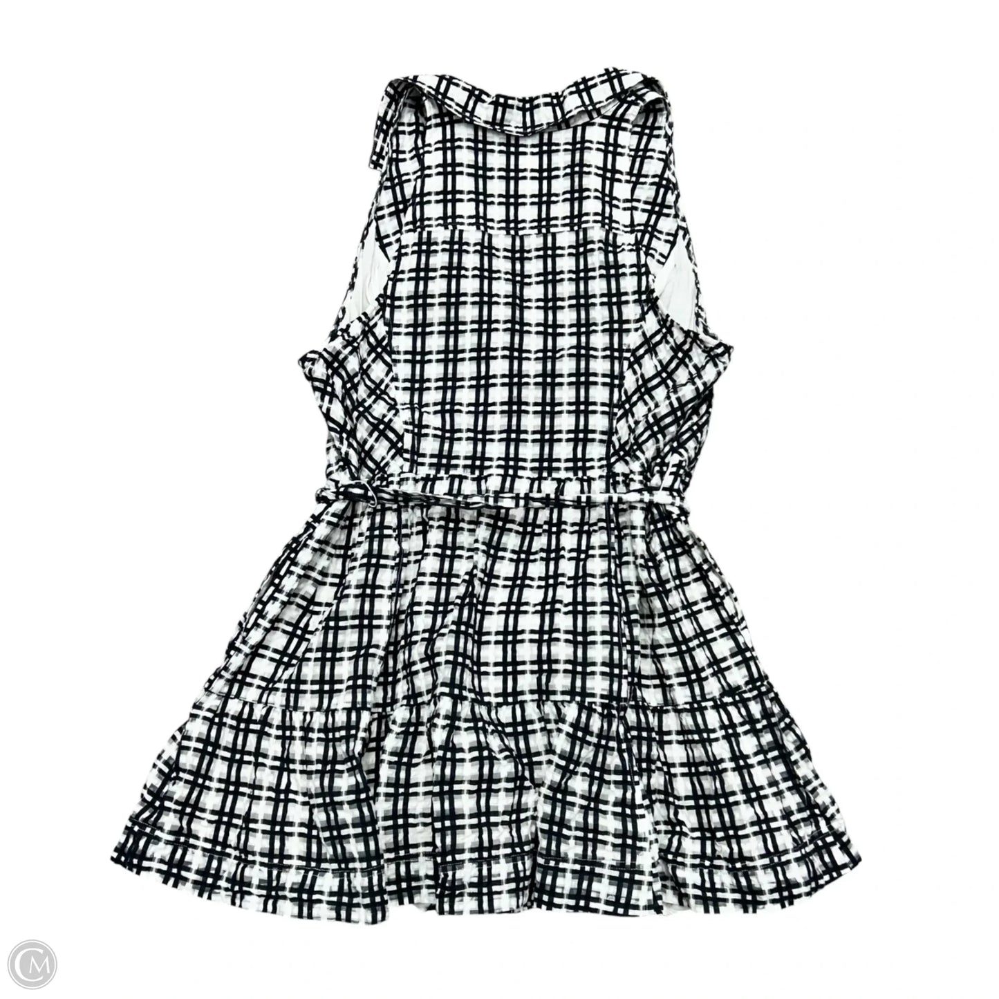 Dress Casual Short By Maeve In Black & White, Size: 3x