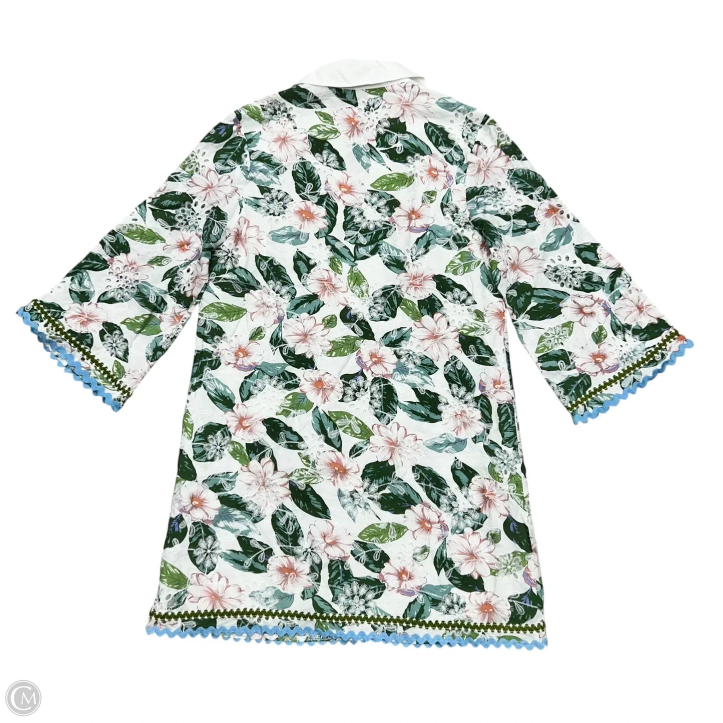 Dress Party Short By Avara In Green & White, Size: L