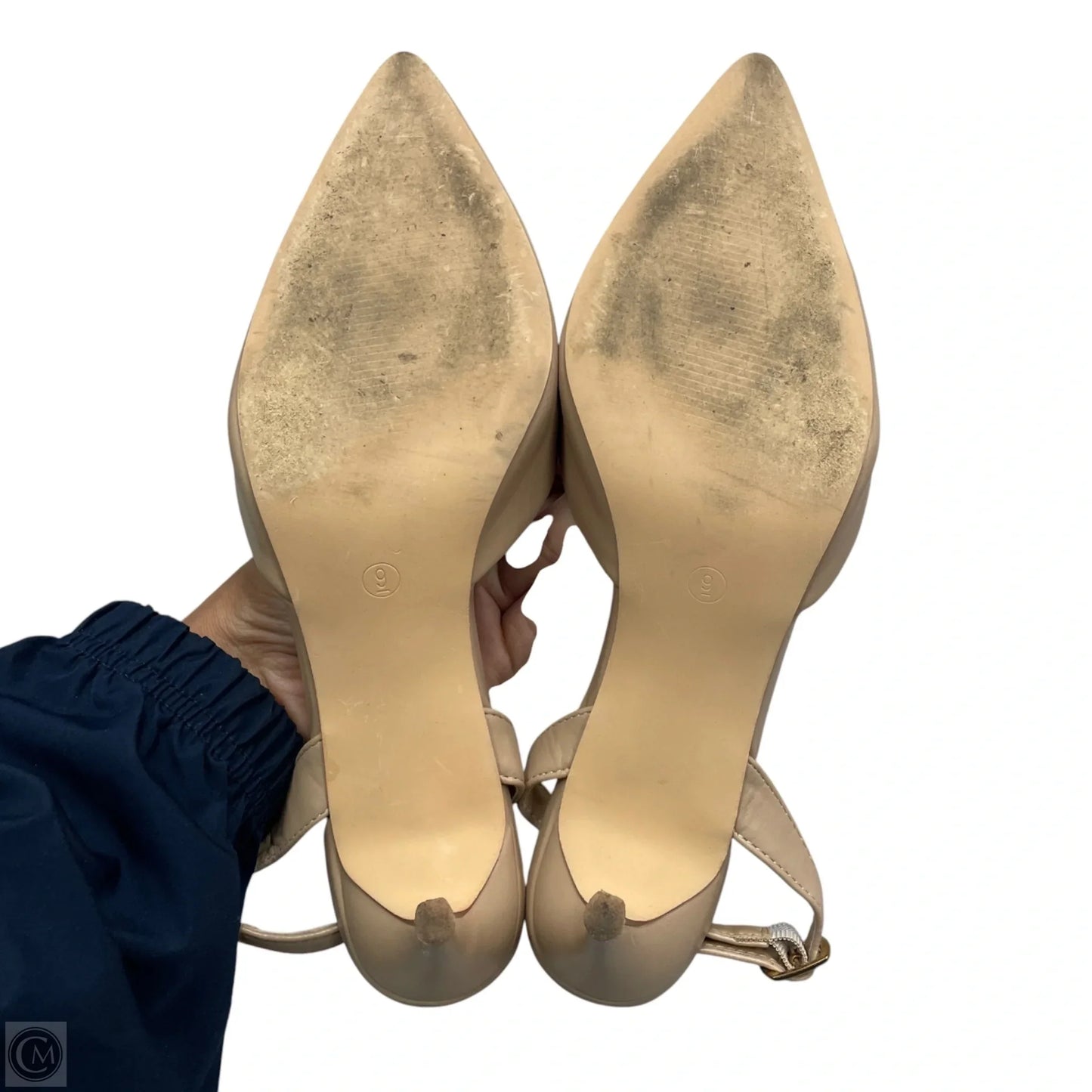 Shoes Heels Kitten By Cushionaire In Beige, Size: 9