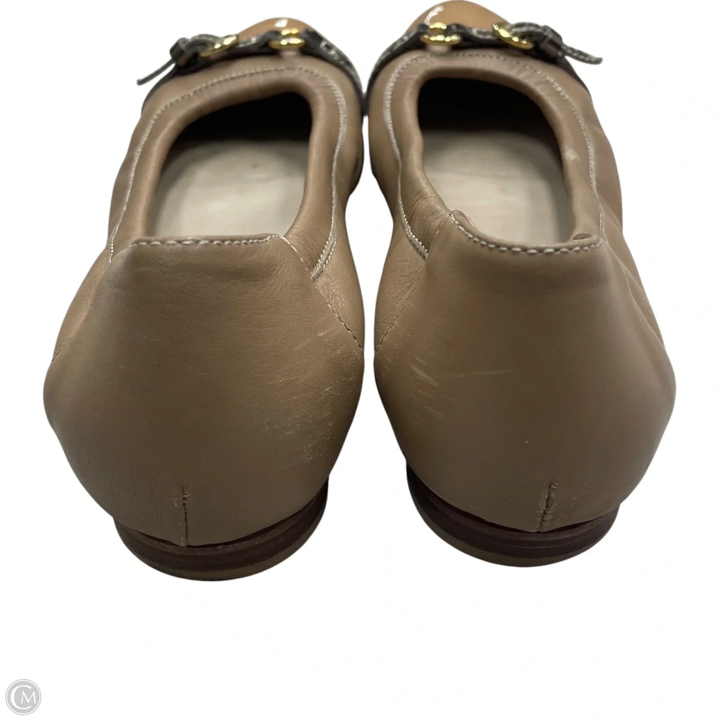 Shoes Flats By Agl In Brown, Size: 8