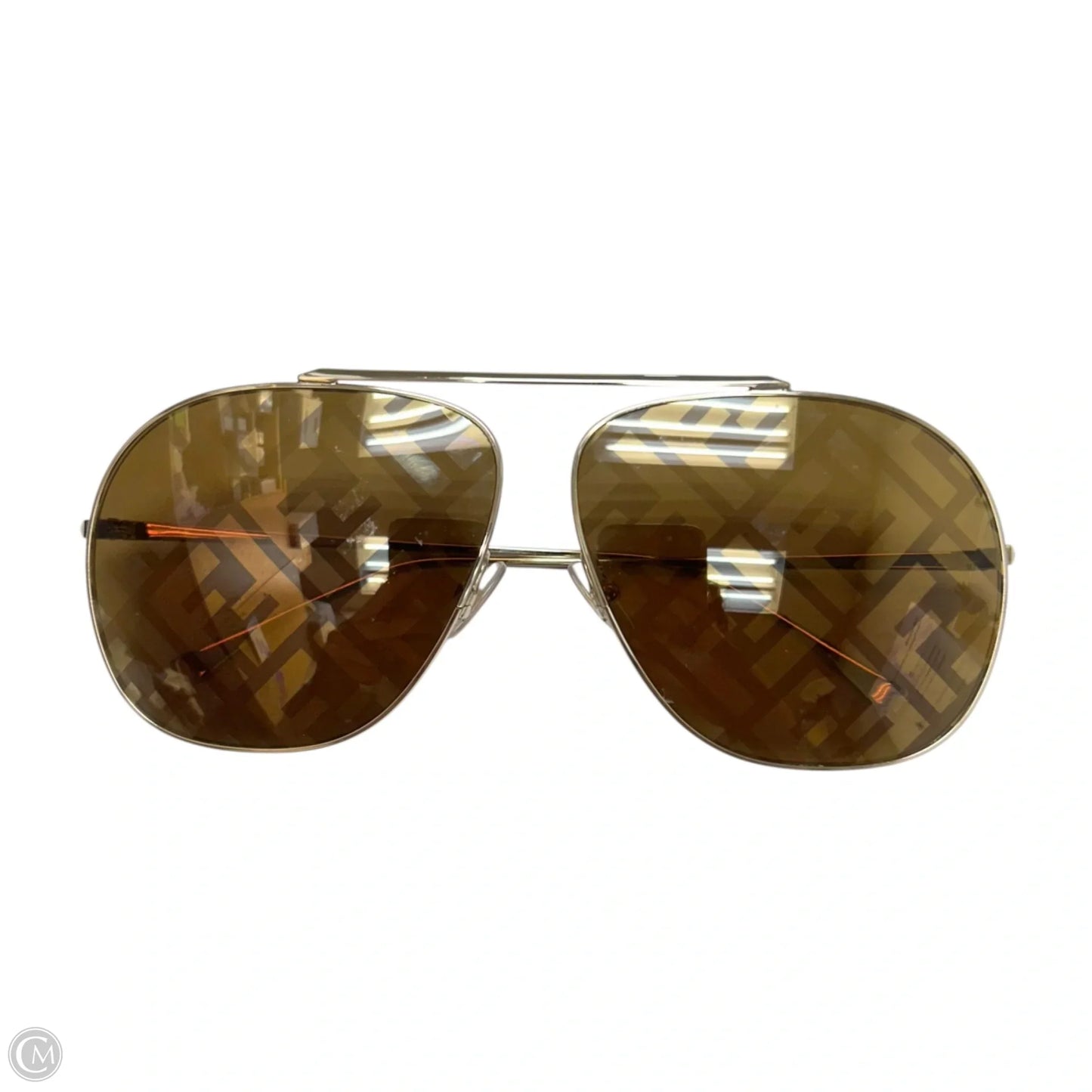 Sunglass Case Luxury Designer By Fendi, Size: Medium