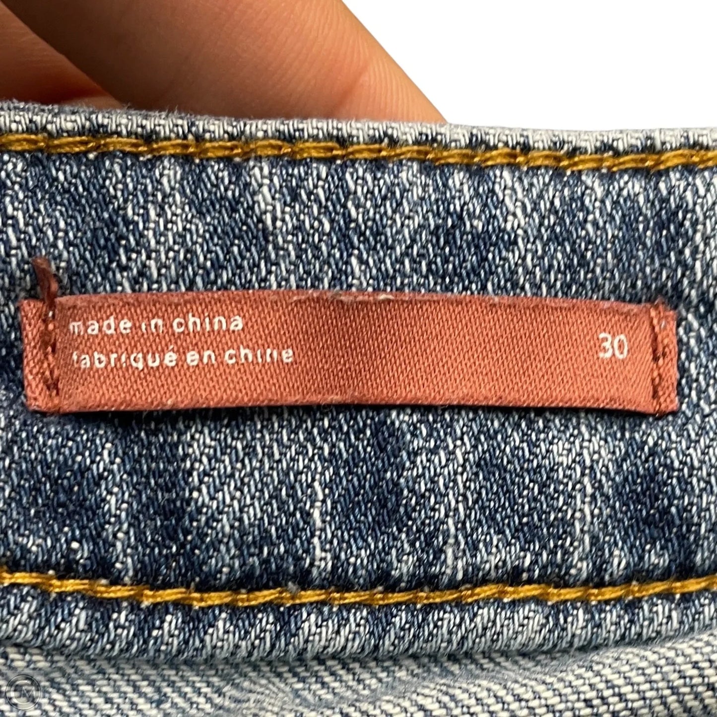 Jeans Straight By Pilcro In Blue Denim, Size: 10