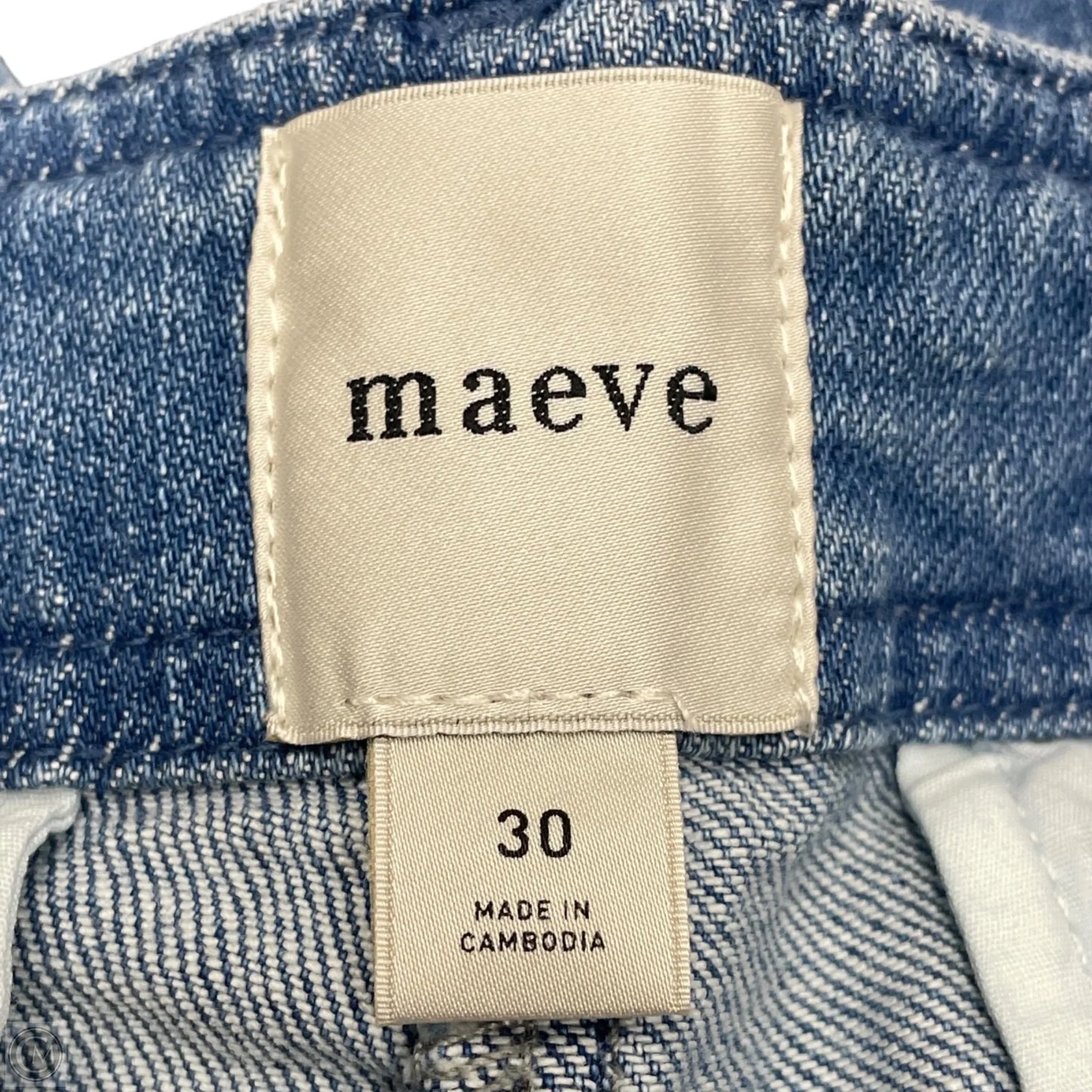 Jeans Wide Leg By Maeve In Blue Denim, Size: 10