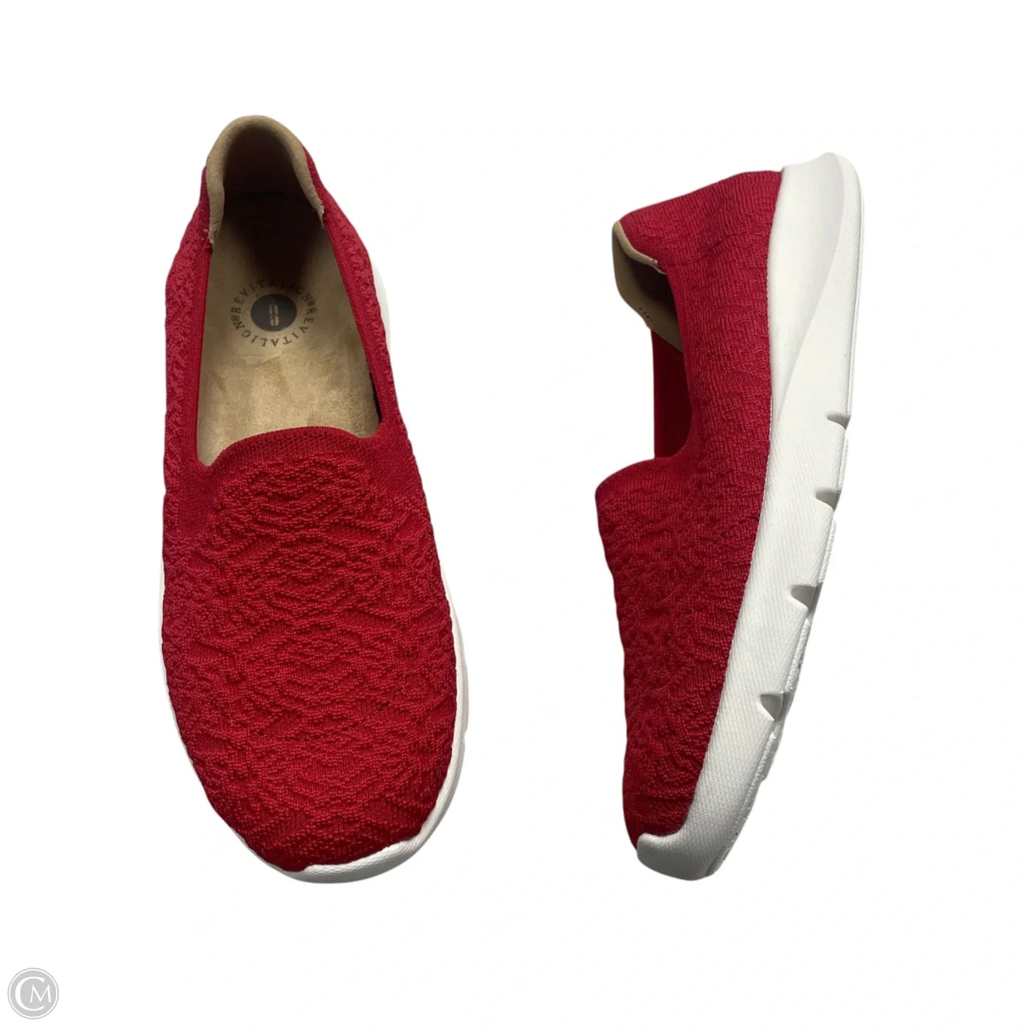 Shoes Flats By Revitalign In Red, Size: 9.5
