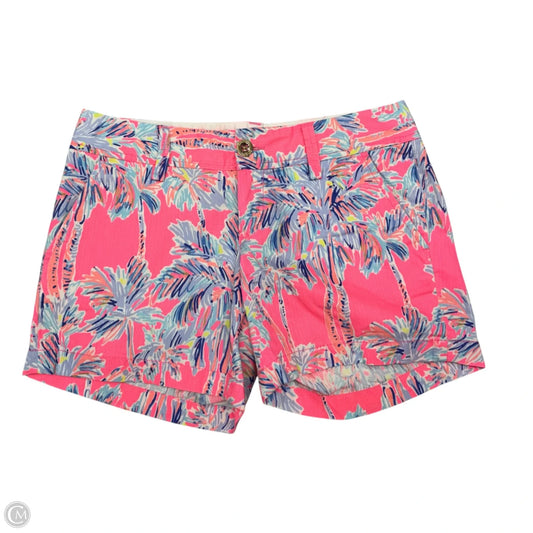 Shorts Designer By Lilly Pulitzer In Blue & Pink, Size: 0
