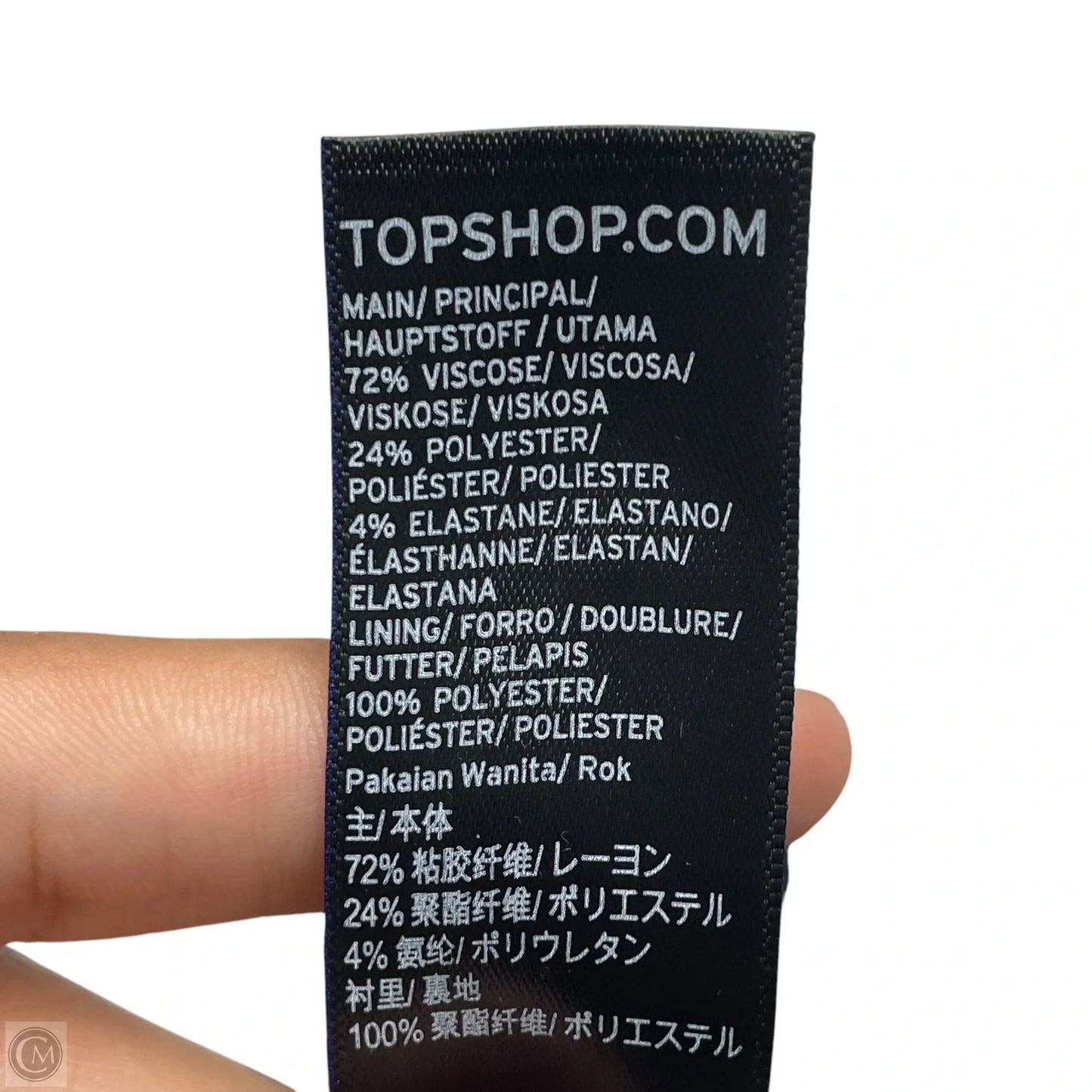 Skirt Mini & Short By Topshop In Black, Size: 4