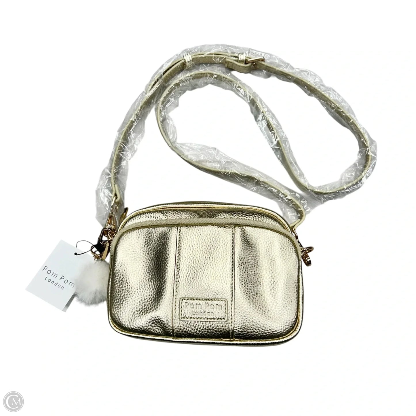 Crossbody Leather By Pom Pom London, Size: Small
