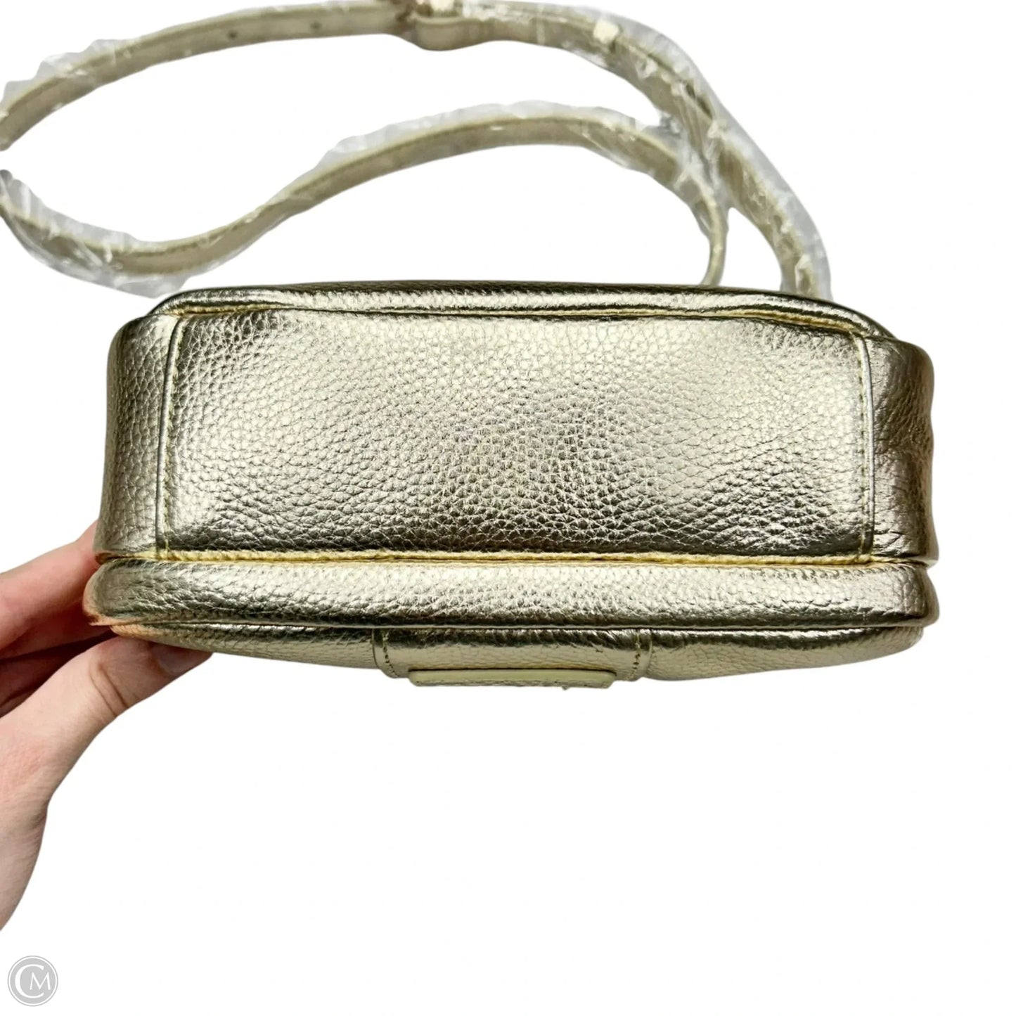 Crossbody Leather By Pom Pom London, Size: Small