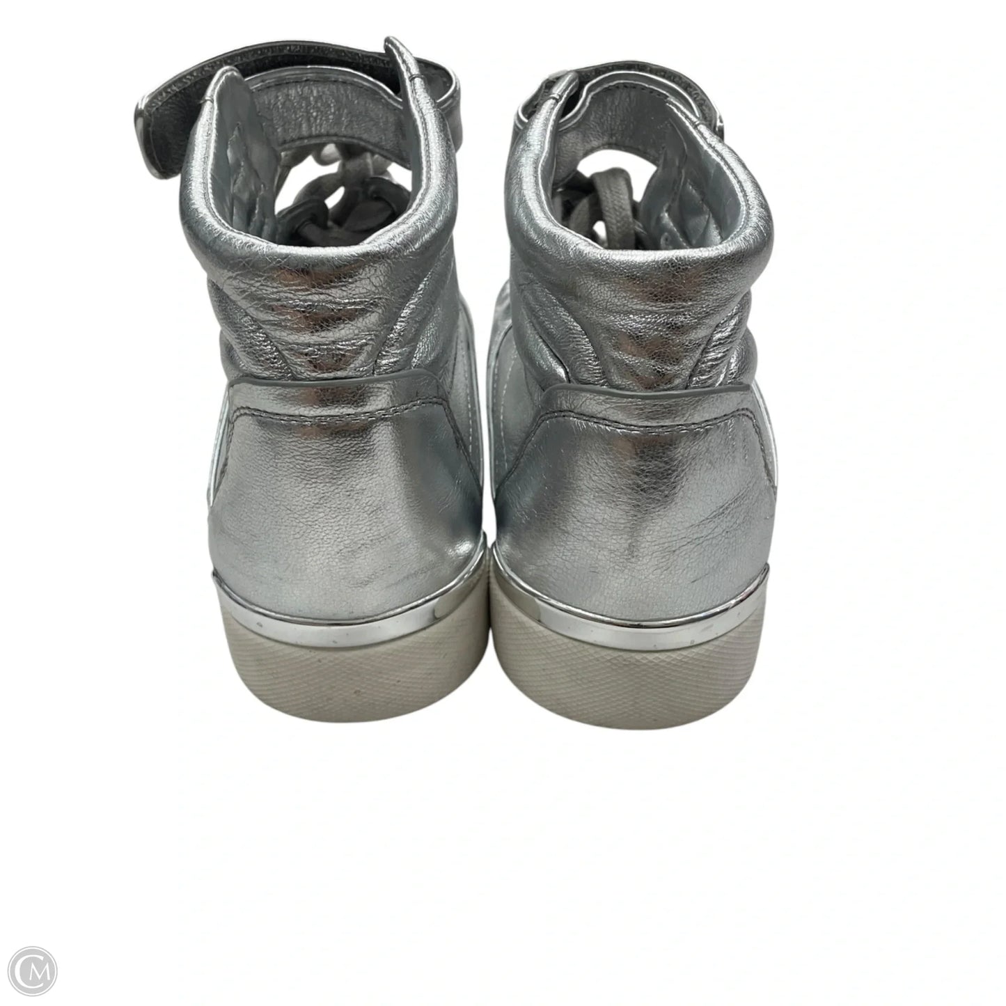 Shoes Sneakers By Michael By Michael Kors In Silver, Size: 8.5