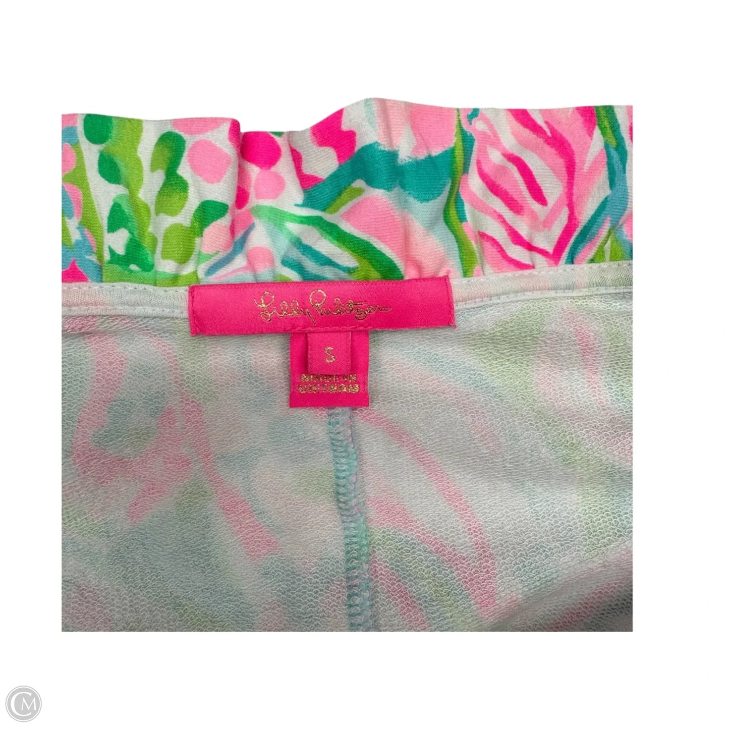 Dress Designer By Lilly Pulitzer In Green & Pink, Size: S