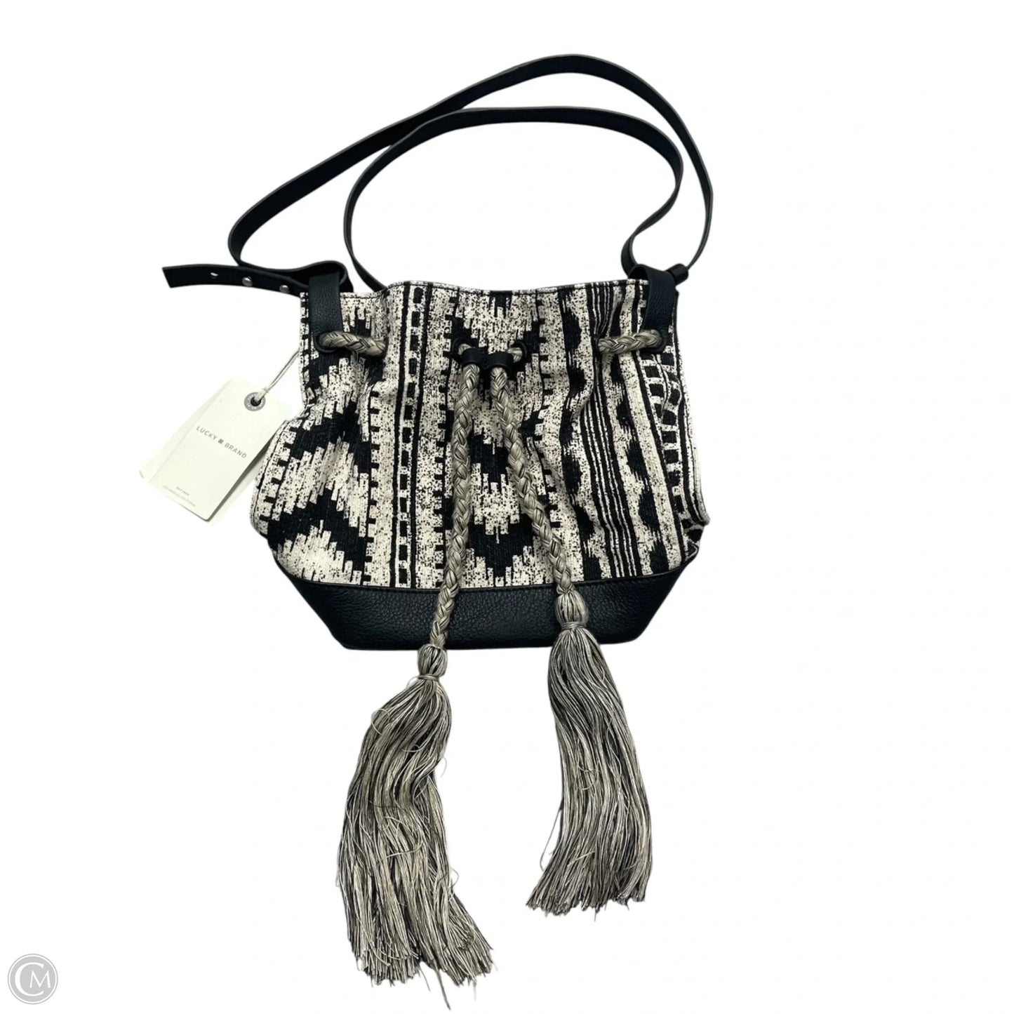 Crossbody Leather By Lucky Brand, Size: Small