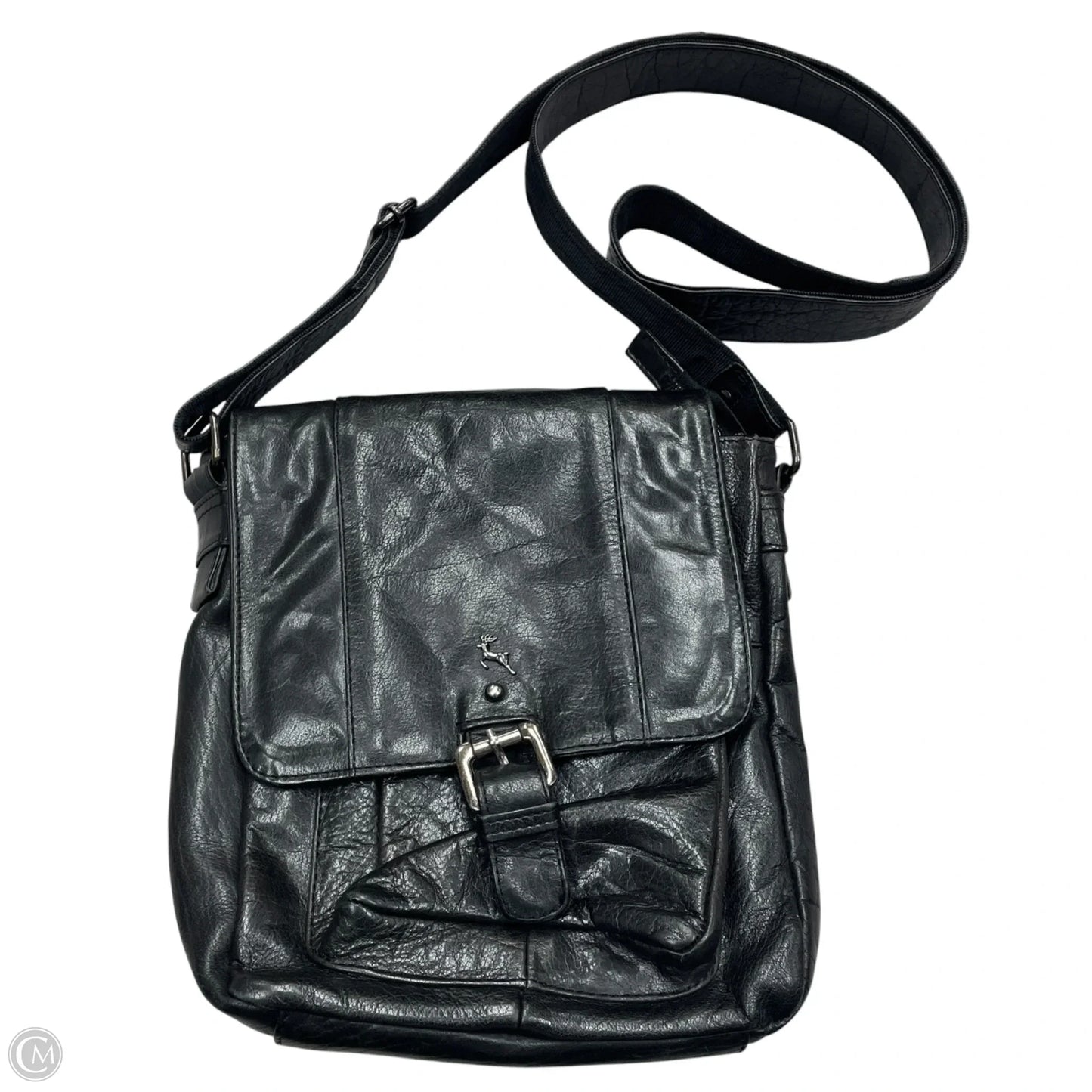 Crossbody Leather By Ashwood, Size: Medium