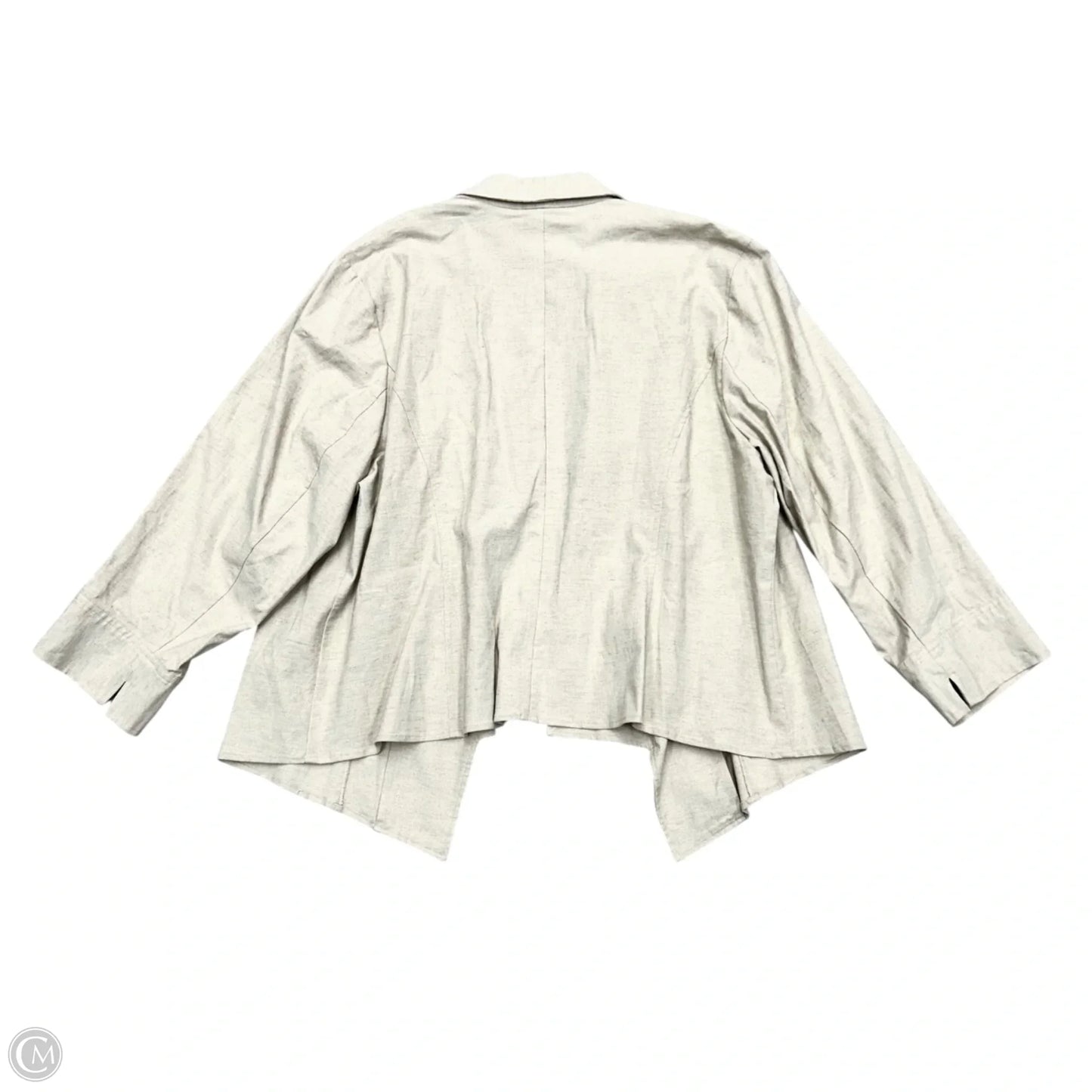 Blazer By Lane Bryant In Tan, Size: 2x