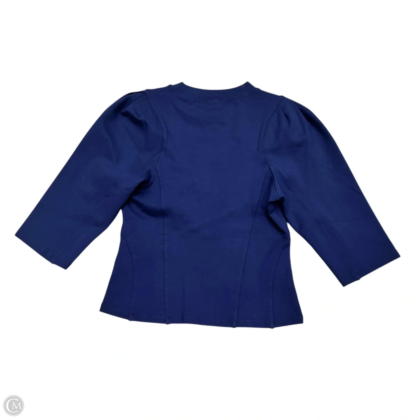 Top 3/4 Sleeve By Anthropologie In Blue, Size: Xs