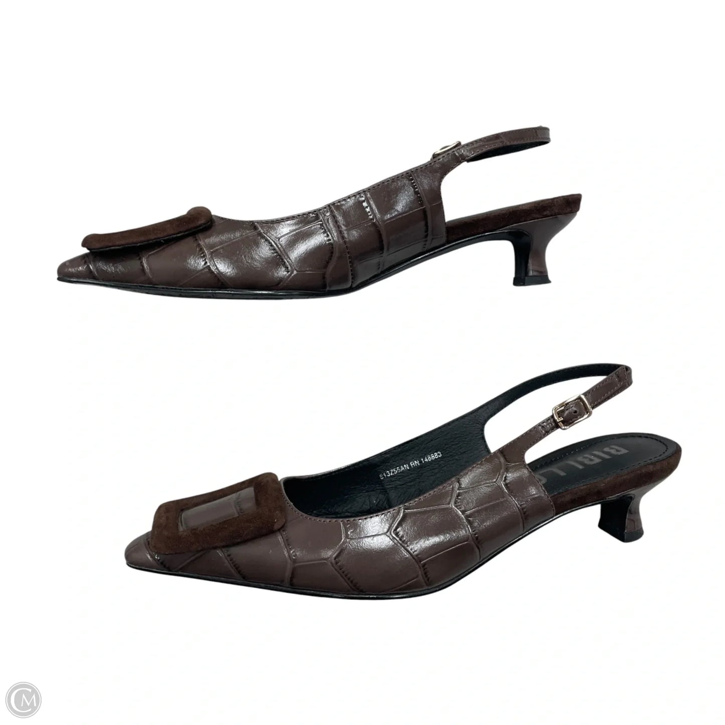 Shoes Heels Kitten By Bibi Lou In Brown, Size: 6.5