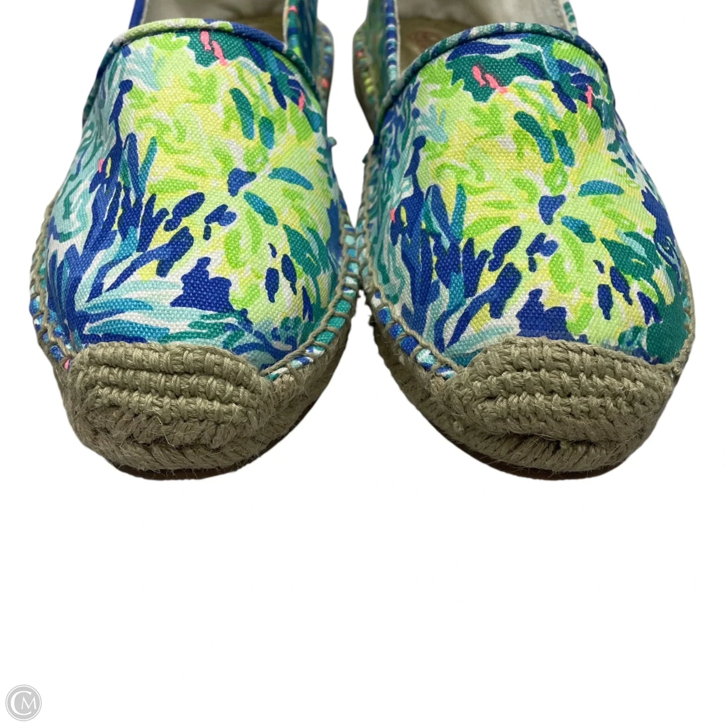 Shoes Designer By Lilly Pulitzer In Blue & Green, Size: 7