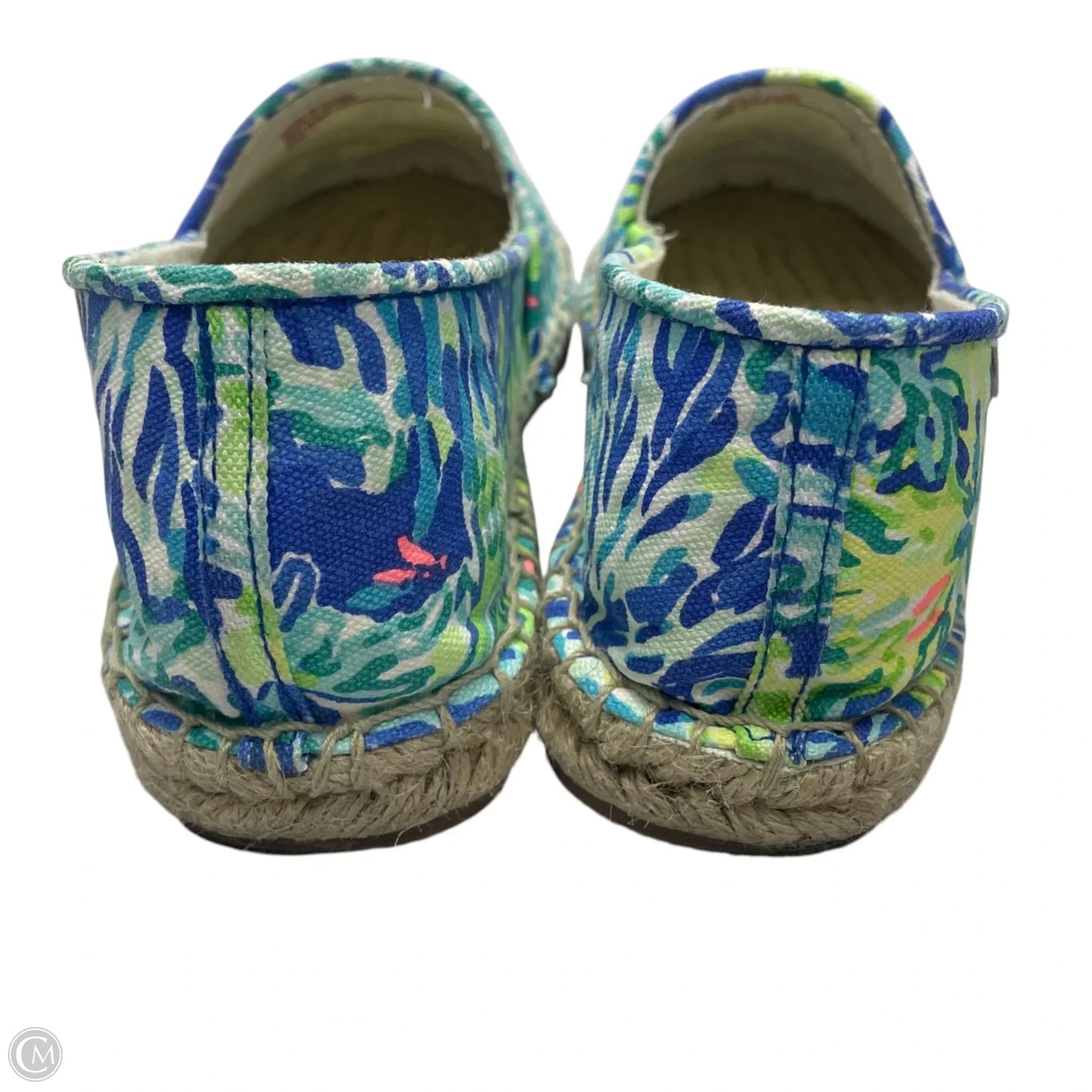 Shoes Designer By Lilly Pulitzer In Blue & Green, Size: 7