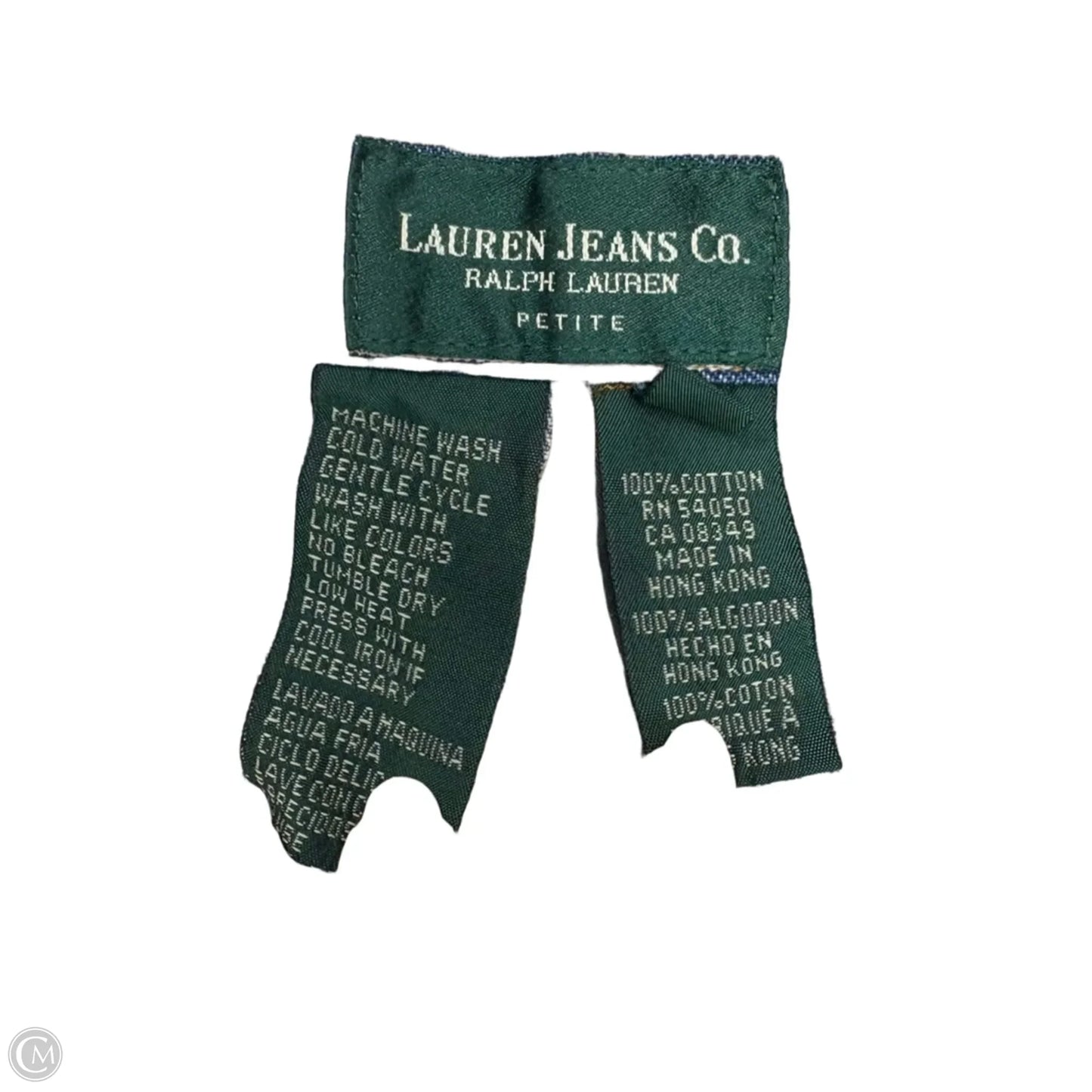 Skirt Midi By Lauren By Ralph Lauren In Blue & White, Size: 12p