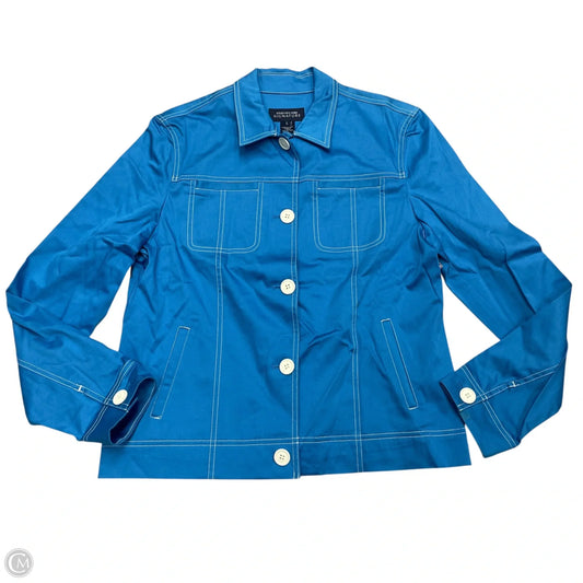 Jacket Other By Jones New York In Blue, Size: L