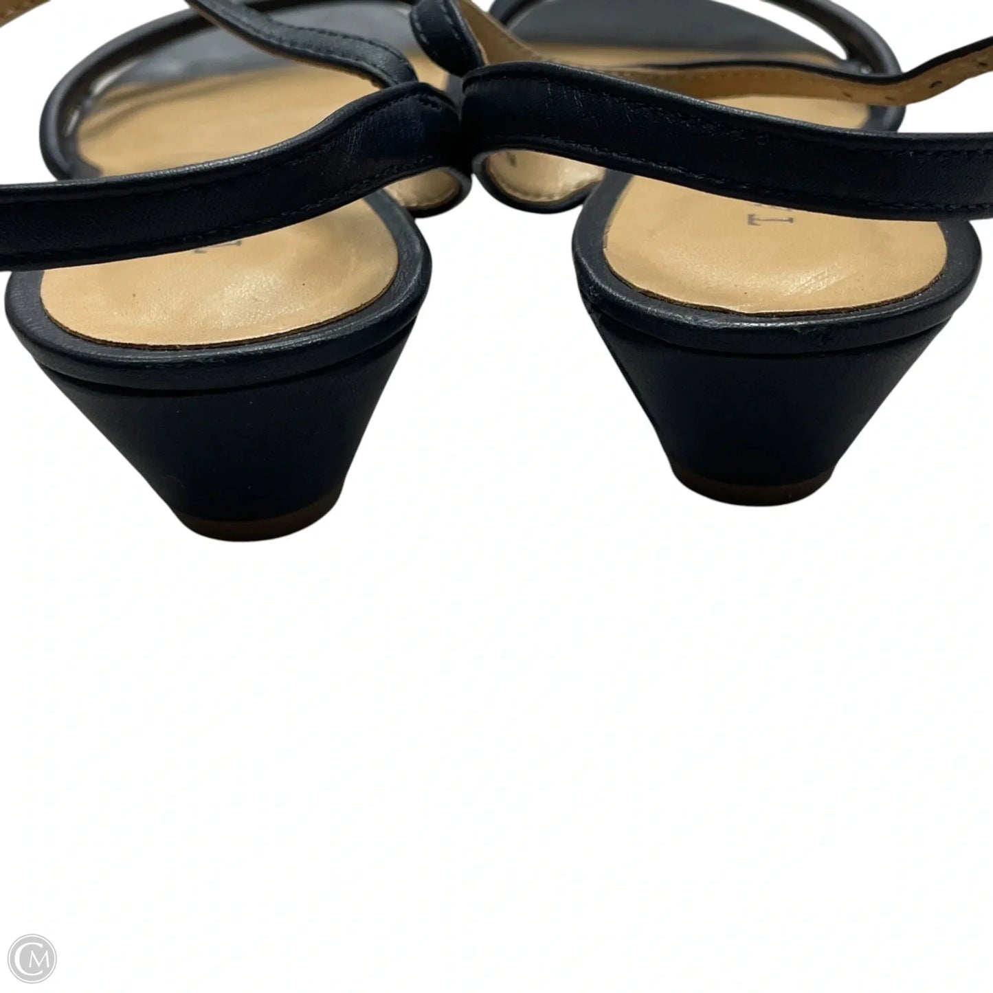 Sandals Heels Wedge By Talbots In Navy, Size: 7