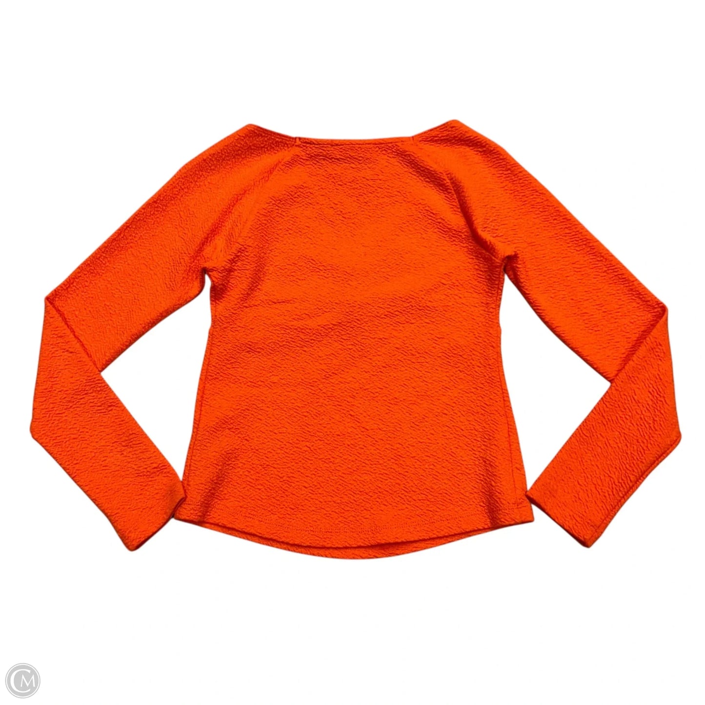 Top Long Sleeve By Maeve In Orange, Size: Xs
