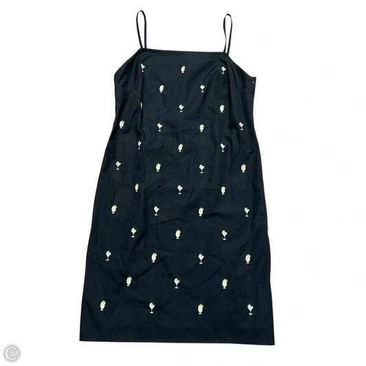 Dress Casual Midi By Brooks Brothers In Black, Size: L