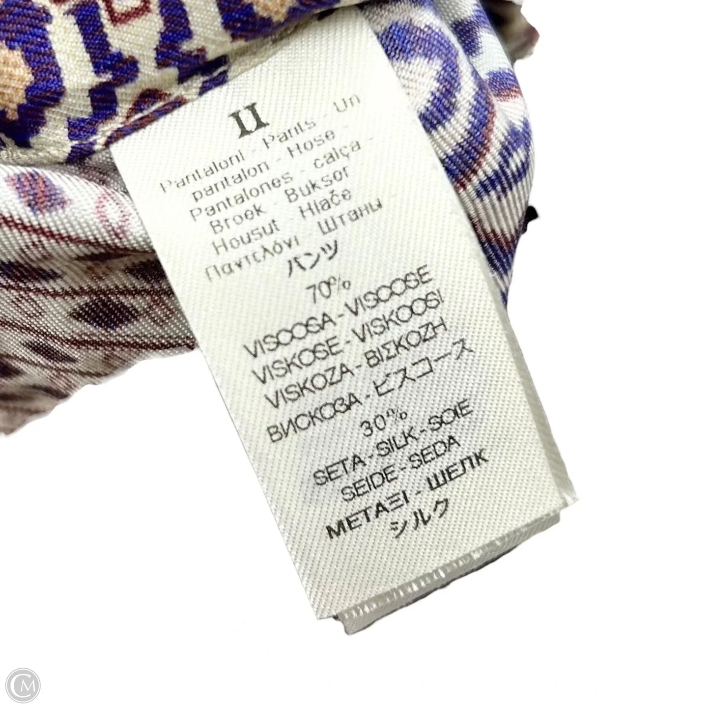 Pants Wide Leg By Forte Forte In Purple & Tan, Size: S