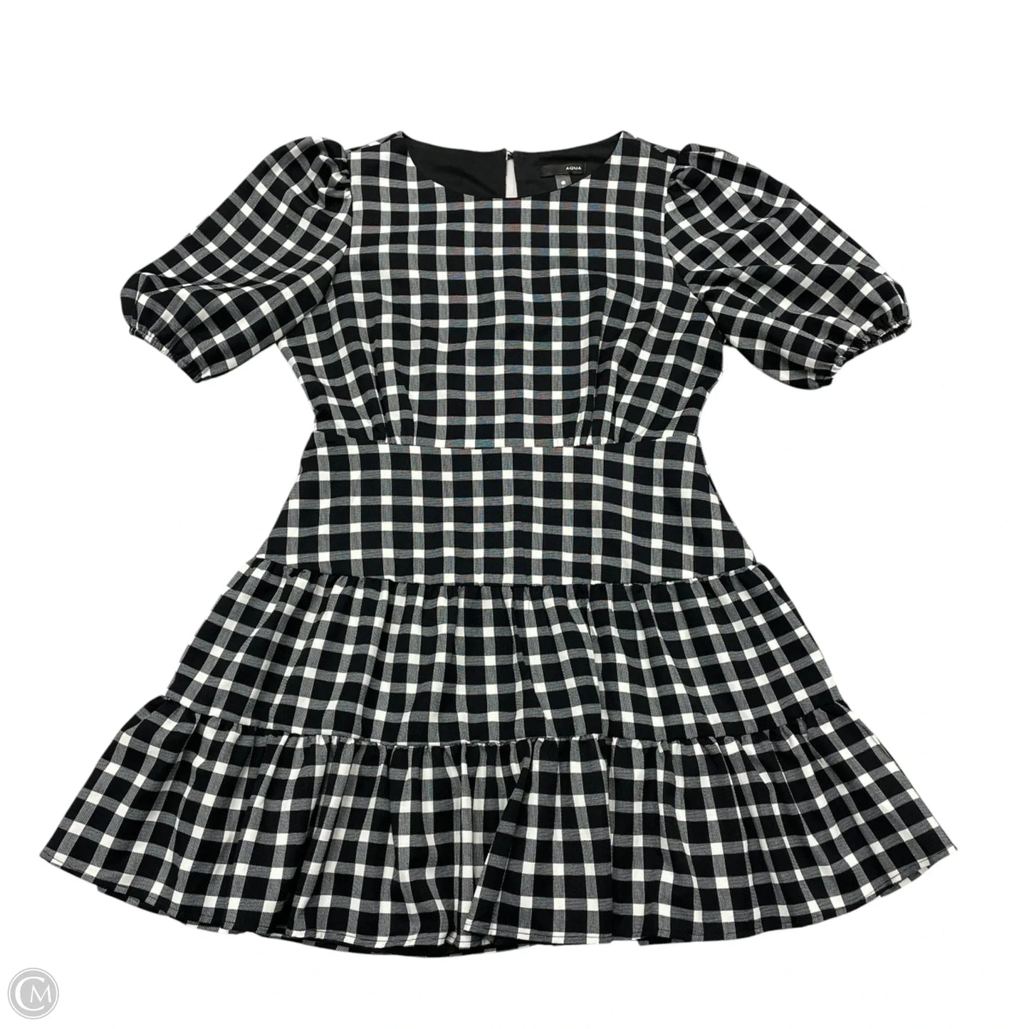 Dress Party Short By Aqua In Black & White, Size: L