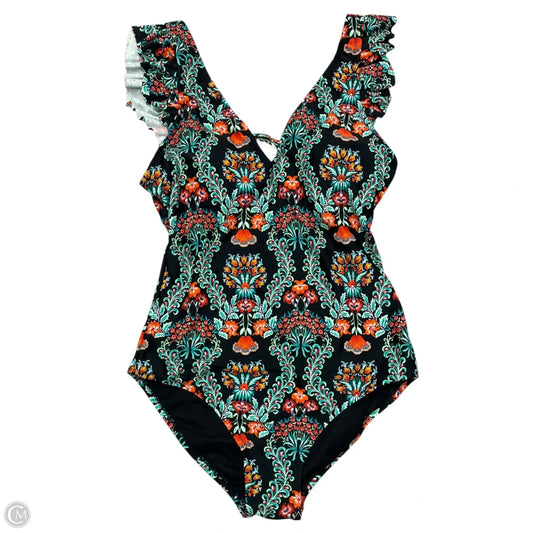 Swimsuit By Jessica Simpson In Black & Green, Size: M