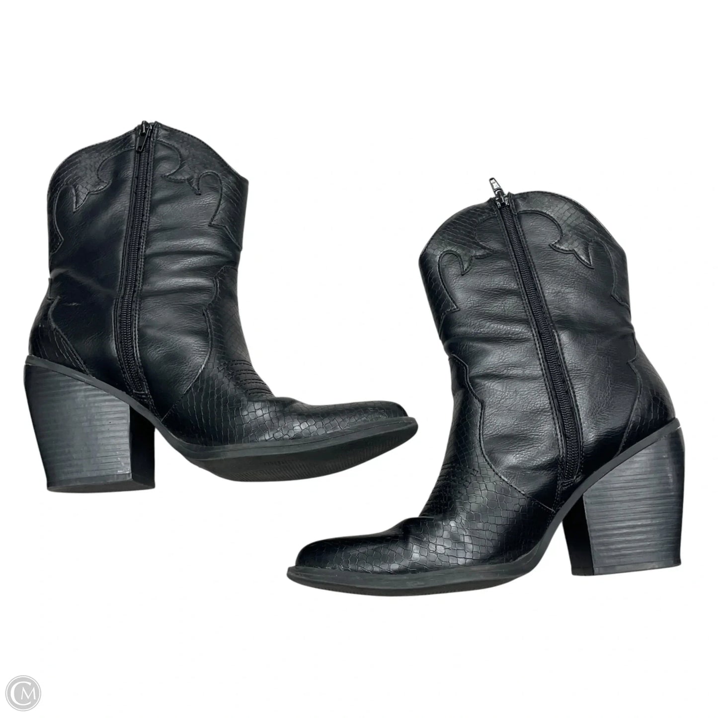 Boots Western By Mix No 6 In Black, Size: 8