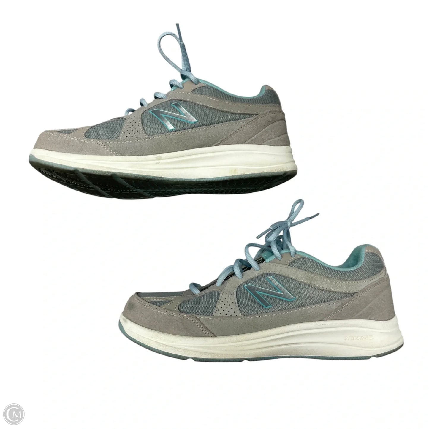 Shoes Athletic By New Balance In Blue & Grey, Size: 10