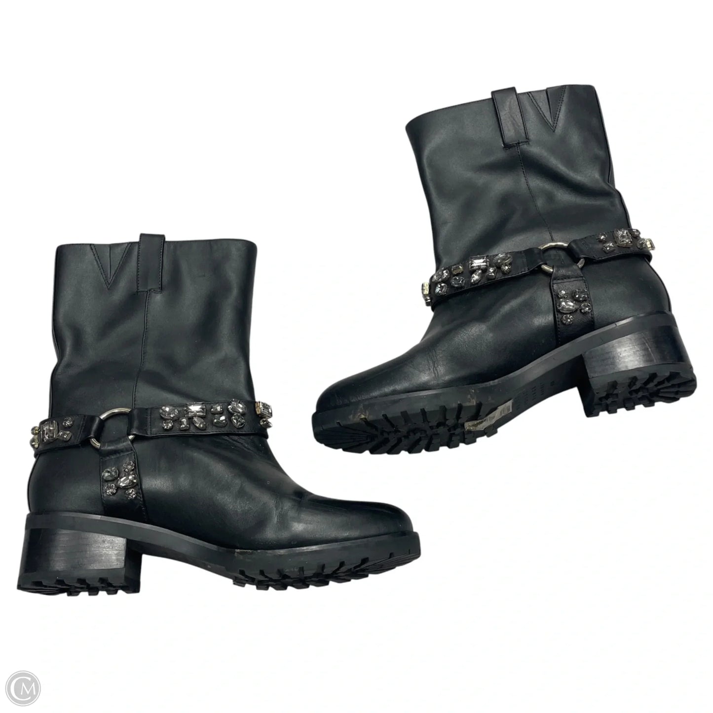 Boots Ankle Heels By White House Black Market In Black, Size: 8.5