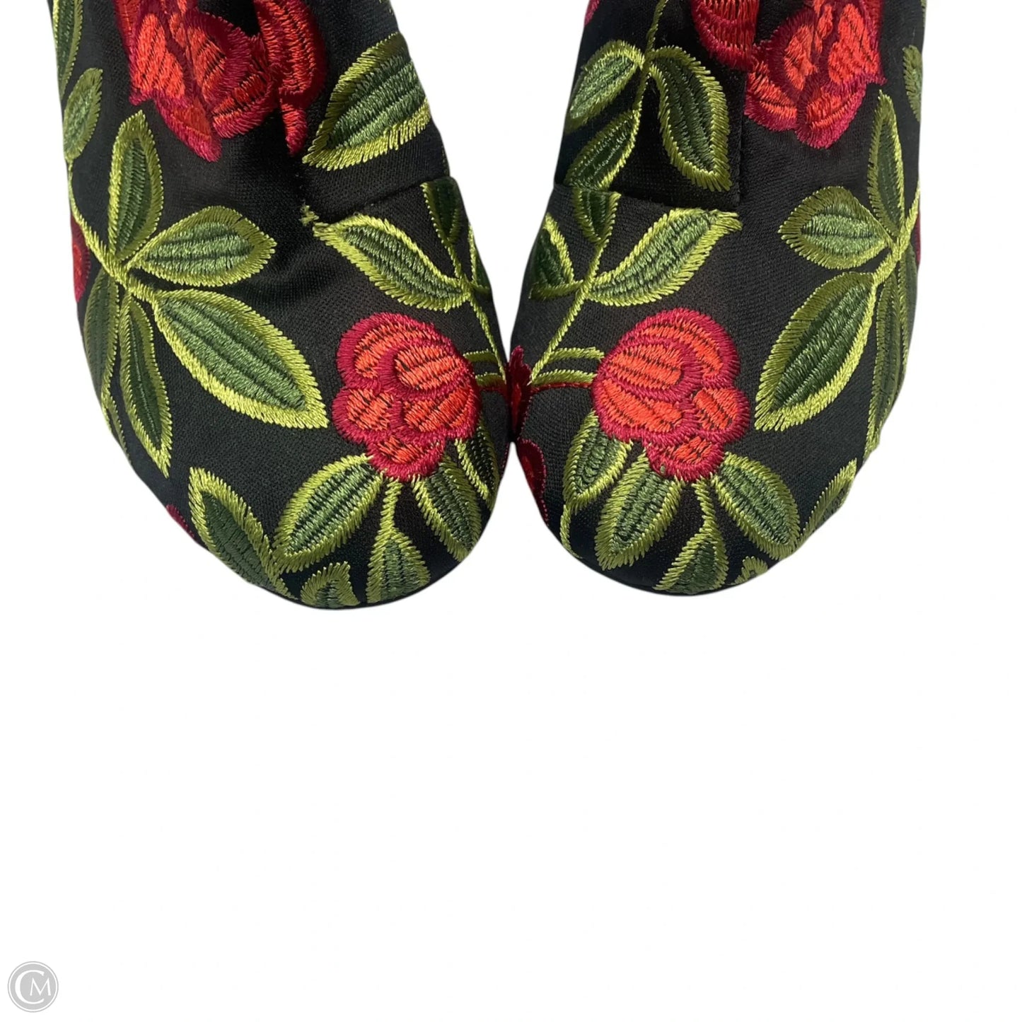 Boots Ankle Heels By Market & Spruce In Floral Print, Size: 8.5