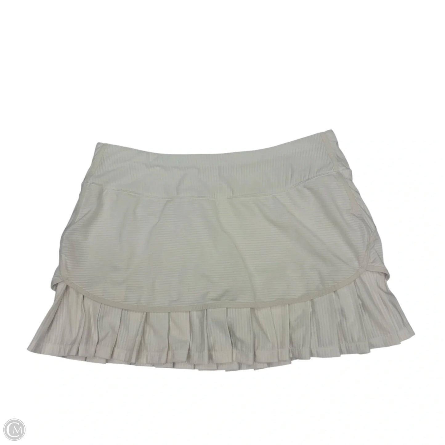 Athletic Skort By Athleta In Cream, Size: M