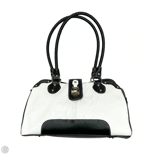 Handbag Leather By Mac, Size: Medium
