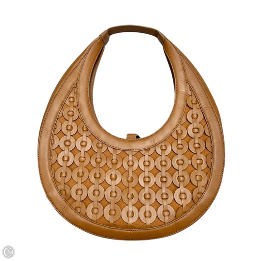 Handbag Leather By Anthropologie, Size: Large