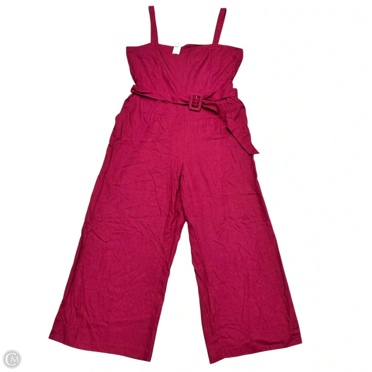 Jumpsuit By Ann Taylor In Maroon, Size: Xl